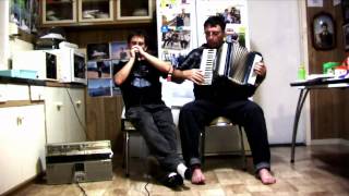 Pamela Brown (Tom T Hall) - Mouth Organ and Piano Accordion Duet