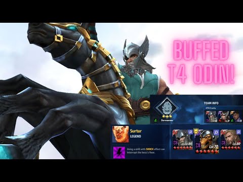 BUFFED T4 ODIN UNIVERSAL MALE ABL 8.2M! DORMAMMU GBR SOLO - Marvel Future Fight