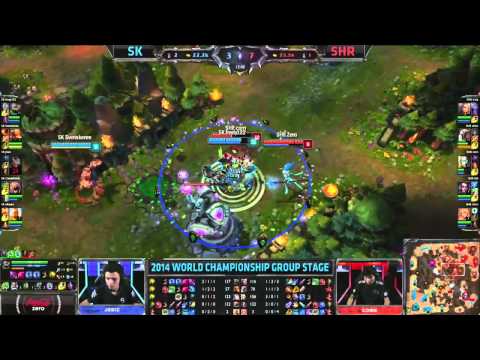 [LoLByTheNumbers] SHR vs SK Game 2, Video Analysis - Worlds Group Stage