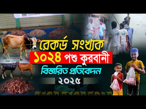 আস-সুন্নাহর রেকর্ড সংখ্যক ১০২৪ পশু কুরবানীর বিস্তারিত প্রতিবেদন ২০২৫