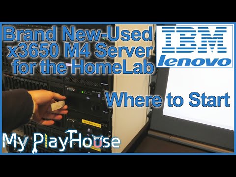 If You just got an IBM/Lenovo x3650 M4 Start Your HomeLab Here - 1188