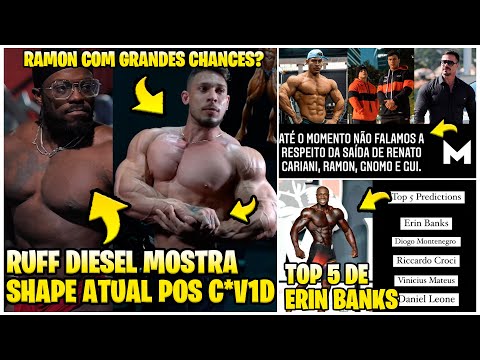 RUFF DIESEL MOSTRA SHAPE! RAMON VENCE? ERIN BANKS ELEGE SEU TOP 5! ANDRE MITH FARA PRONUNCIAMENTO!