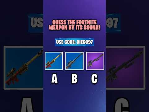 🤔GUESS THE FORTNITE WEAPON BY ITS SOUND