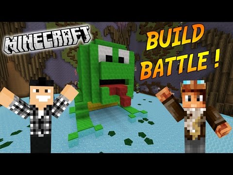 THE FROG WITH TWO FACES!  |  BUILD BATTLE (With Oxilac) |  Minecraft
