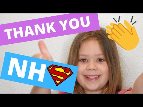 Clapping to say Thank You to our amazing NHS