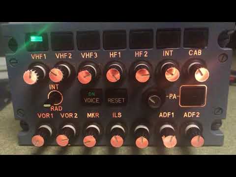 Real A320 Audio Control Panel (ACP)