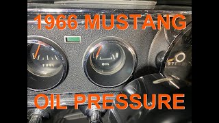 How to fix the Oil Pressure Gauge in a 1966 Mustang