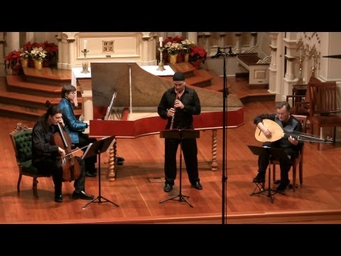 G.P. Telemann Sonata in F major, complete; Gonzalo X. Ruiz, baroque oboe with Voices of Music