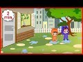 Cartoon For Kids Poo Poo Kids Playing In The Rain With Genie Cartoon Channel