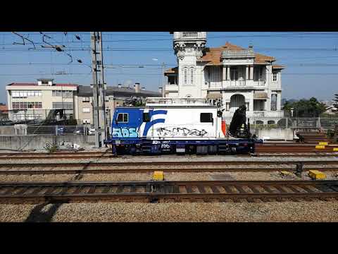 Máquina/Veiculo Manutenção via férrea da CP Igual envolvido no acidente com alfa pendular em Soure