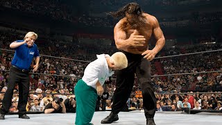 Great Khali takes on Hornswoggle in gigantic misma
