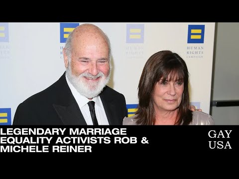Legendary Marriage Equality Activists Rob & Michele Reiner | Gay USA 12/17/2025