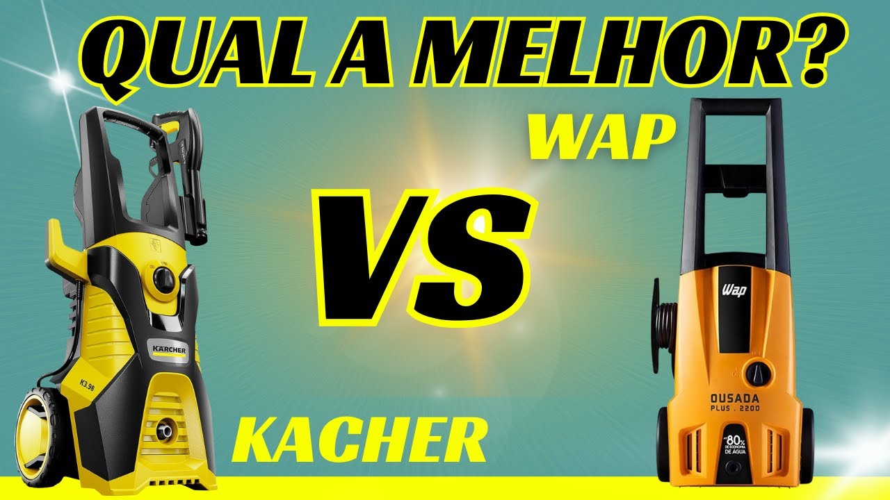WAP ou Karcher: Qual é a melhor lavadora de alta pressão 2024?
