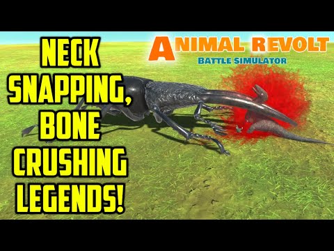 NEW! Bone Crushing, Neck Snapping Giant Stag Beetle vs Every Unit | Animal Revolt Battle Simulator