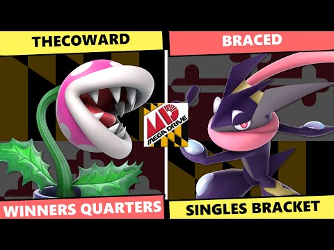 Mega Drive #131: Winners Quarters - TheCoward (Piranha Plant) vs Braced (Greninja) SSBU Singles