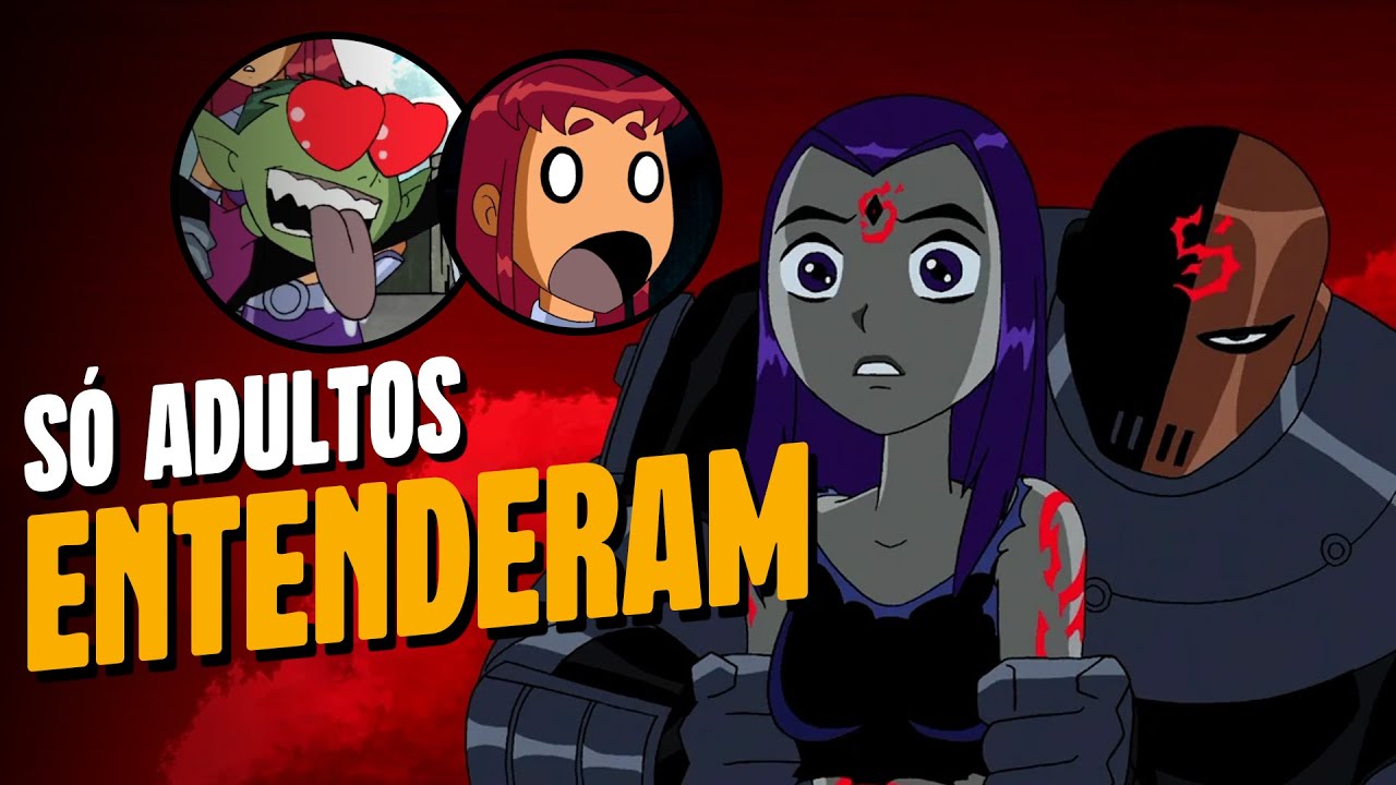 DRIBLOU A CENSURA! OS MOMENTOS ADULTOS de JOVENS TITÃS