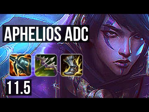 APHELIOS & Thresh vs TWITCH & Yuumi (ADC) | 14/2/5, Rank 8 Aphelios | TR Grandmaster | v11.5