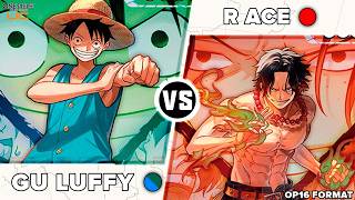 Luffy GU vs Ace R ⚔️ | R3 – OP16 FORMAT | One Piece Card Game