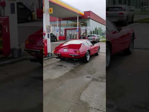 Thumbnail for Ferrari 365GTB Daytona start-up, spotted at fuel station by Ferrari, Ferrari 365