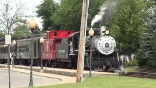 preview picture of video 'Black River & Western RR Steam Locomotive #60 at Flemington'