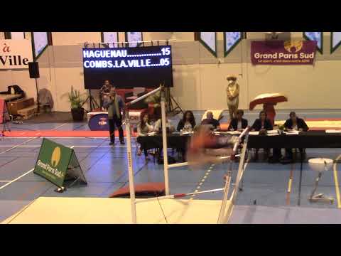 Valeria Osipova (Haguenau) - Barres Top 12 Combs VS Haguenau 08.12.2018