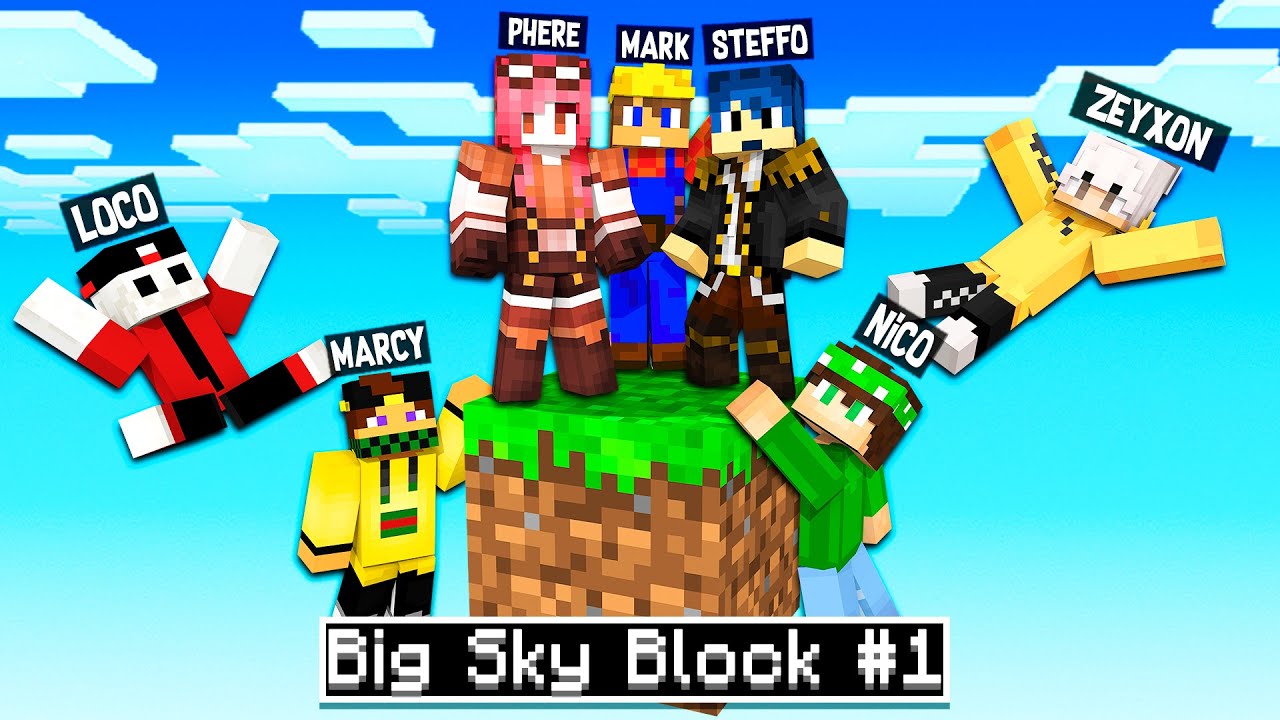 BENVENUTI NELLA BIG SKYBLOCK! - MINECRAFT