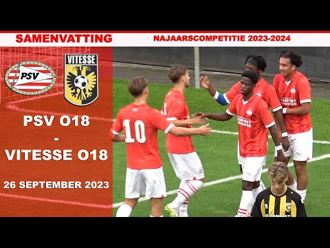 Samenvatting PSV O18 - Vitesse O18 dinsdag 26 september 2023