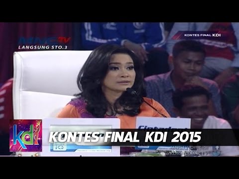 Komentar Juri Khairat " Padang " dan Yogie " Bukittinggi " Kontes Final KDI 2015 (8/5)