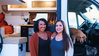 These 2 WOMEN w/ no experience BUILT the CUTEST VAN CONVERSION (for 5!) 🚐 by Nate Murphy