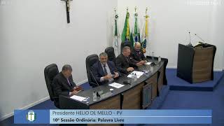 Sessão da Câmara de Vereadores Irati 11/10/2022