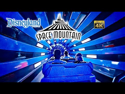 Space Mountain Roller Coaster On Ride 4K POV Disneyland 2025 09 24