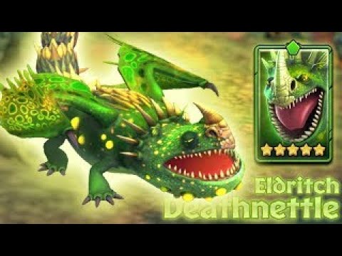 Training 5 Star Deathburple "The Eldritch Deathnettle" in Dragons: Titan Uprising!
