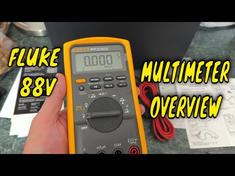  Fluke 88V Multimeter Unboxing & Overview
