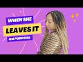WHEN SHE LEAVES IT ON PURPOSE Ft Alison Law