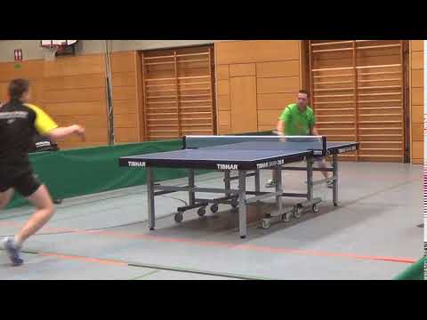Hegenberger vs Roeslmair 2  TV Hilpoltstein II vs  Bad Aibling 20180203 Oberliga Table Tennis   10