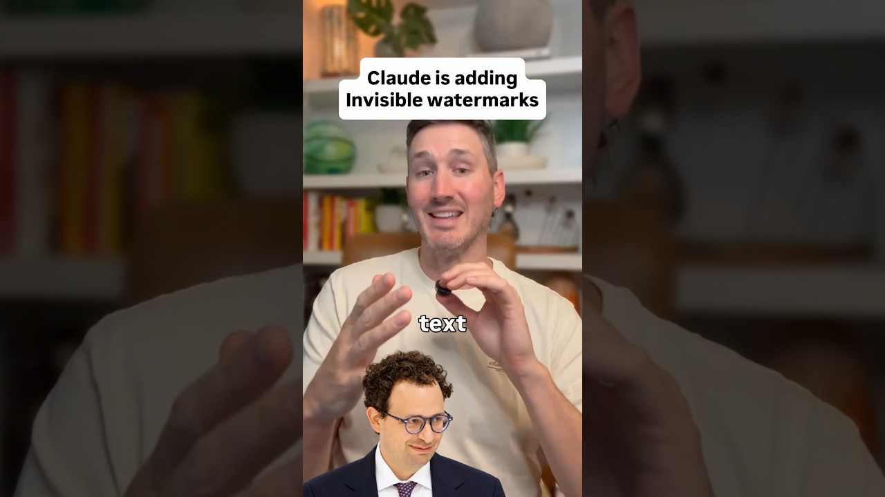 Claude is adding an invisible watermark to its output. #claudewatermark #claude #anthropic