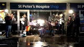 preview picture of video 'Yatton Christmas Lights Switch On 2013 with Congresbury Brass Band'