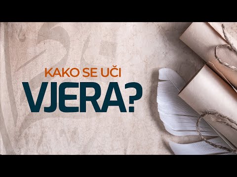 KAKO SE UČI VJERA? | dr. Zijad Ljakić