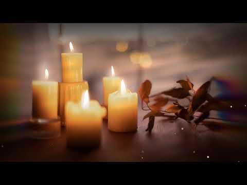 Flickering Candles 🕯🍂 — Autumn Sleep & Reading Ambience 🍁