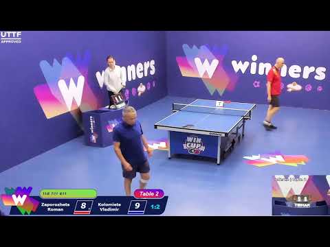 WINners CUP table 2  30.09 Zaporozhets Roman - Kolomiets Vladimir 12:30