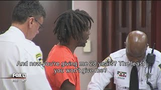 Killer complains about 28-year sentence for stabbing man who spit on BMW video