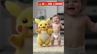 Download lagu 💃 Pikachu & Baby Dance Duo | Cutest Dance Video Ever! 🍼⚡ #pikachu #pokemon #pikapopworld mp3