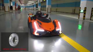 Детский электромобиль Lamborghini V12 Vision Gran Turismo 4WD 12V - HL528-LUX-ORANGE