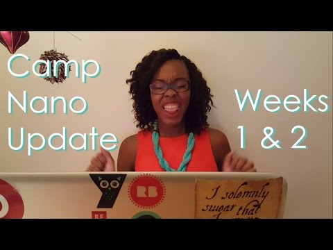 Camp NaNoWriMo Update | Weeks 1 & 2 Video