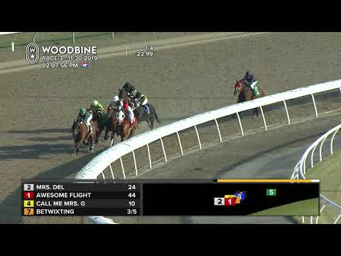 Woodbine: November 30, 2019 - Race 3