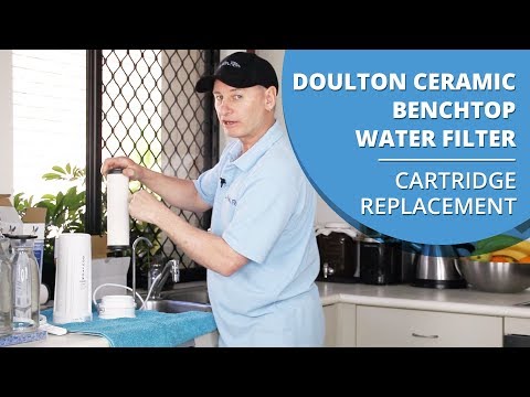 How to change the cartridge in your Doulton Ultracarb Single Stage Ceramic Benchtop Water Filter