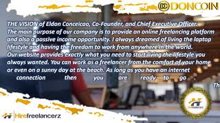 Hirefreelancerz/ THE VISION of Eldon Conceicao