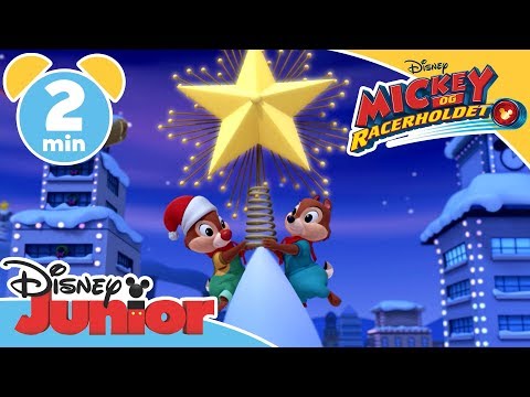Mickey og Racerholdet | Juleracet med Chip og Chap! ⭐️- Disney Junior Danmark