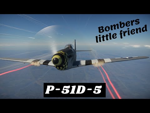 North American P-51D-5 Mustang - Bomber's little friend (War Thunder Gameplay)