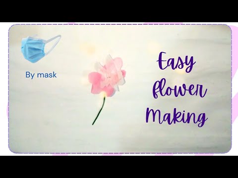 easy flower making by mask #diy #viralvideo #trending #craft #rich #prapti's art & craft